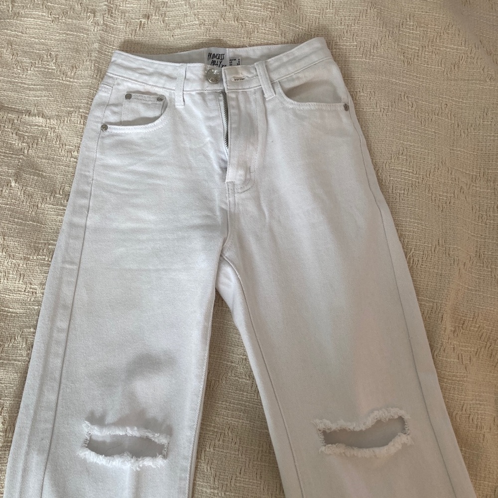 White jeans